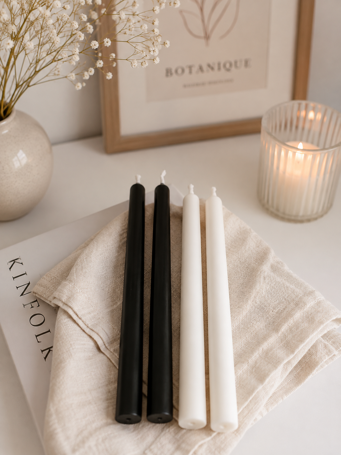 Classic taper candle- box of 2