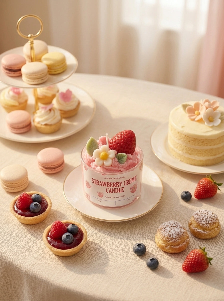 Strawberry crème candle