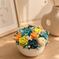 Bouquet bowl candle