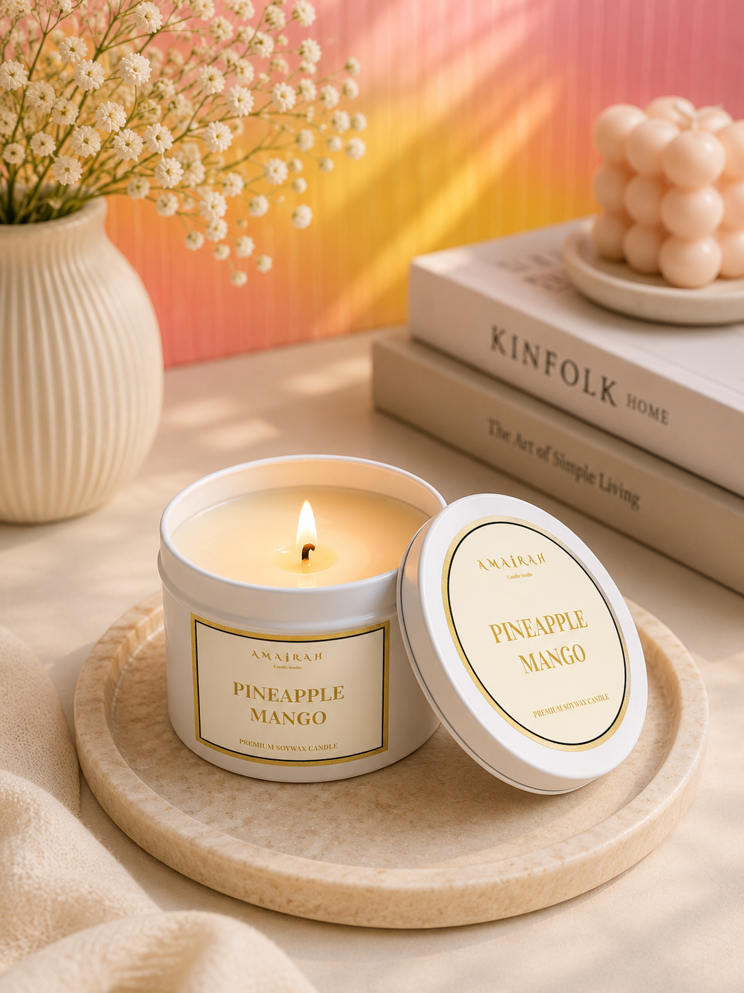 Tin candle