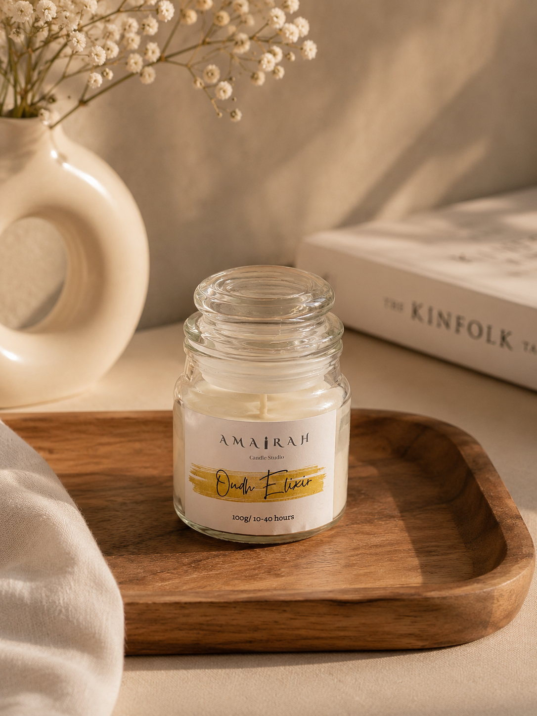 Luna jar candle