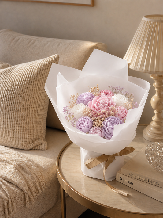 Flower Candle Bouquet- Large