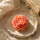 Peony flower candle