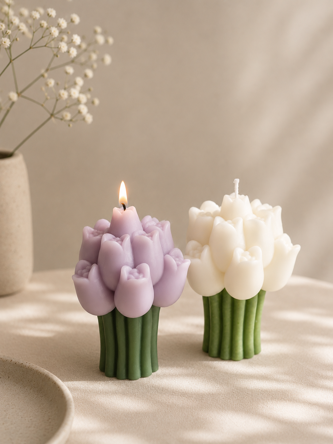 Tulip candle