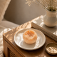 Peony bud flower candle