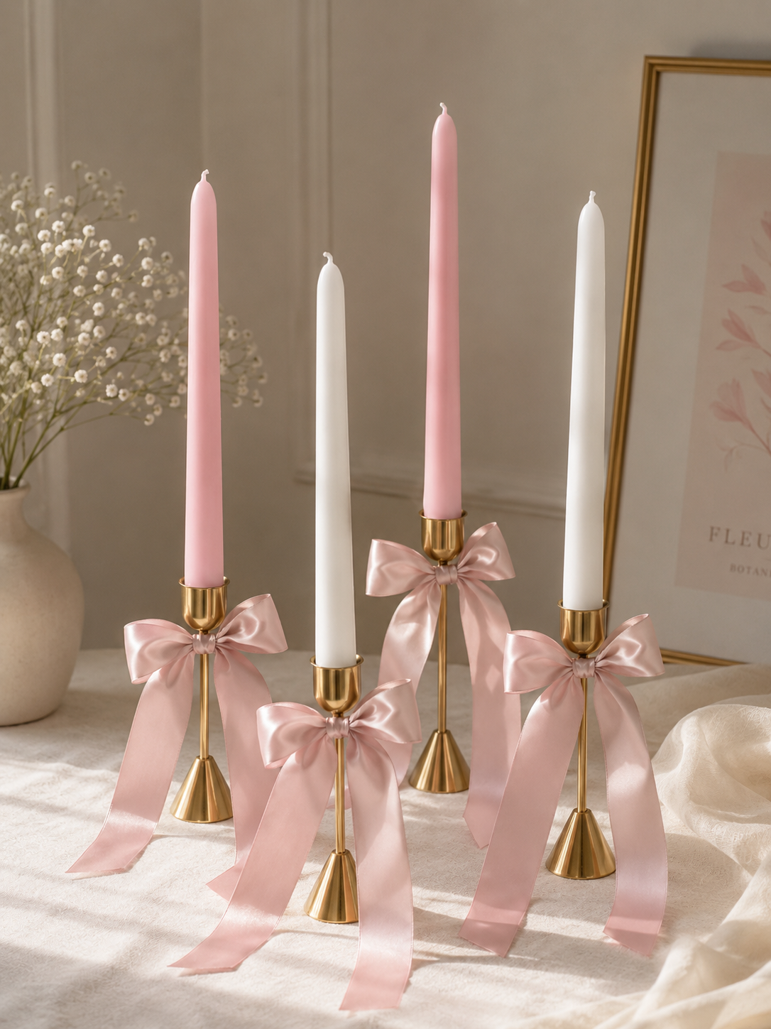 Classic taper candle- box of 2
