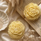 Peony flower candle