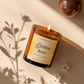 Golden hour candle
