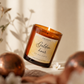 Golden hour candle