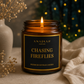 Amber jar candle