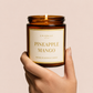 Amber jar candle