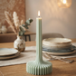 Ribbed Pillar candle
