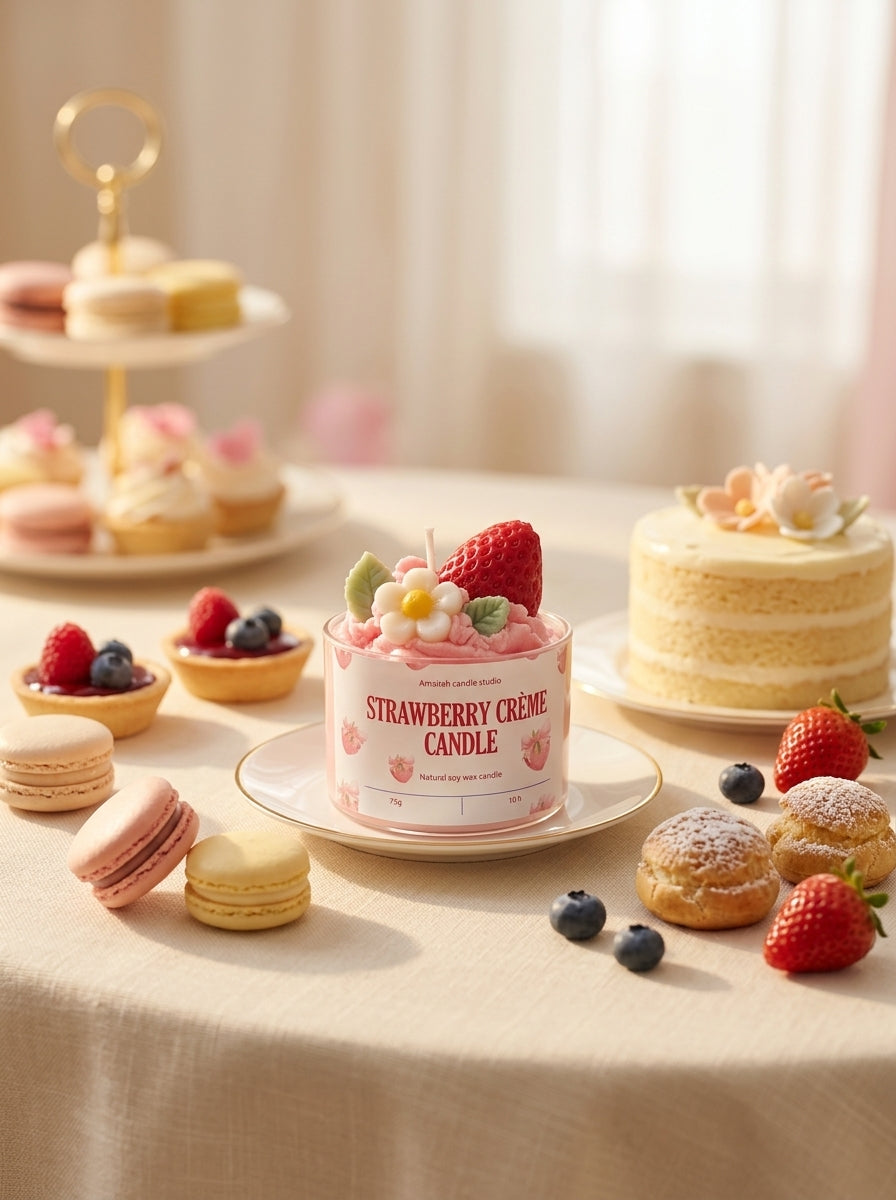Strawberry crème candle