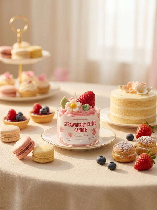 Strawberry crème candle
